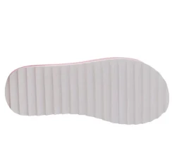 Girls' DKNY Little Kid & Big Kid Nia Logo Wedge Sandals