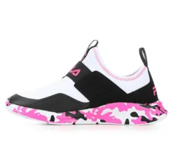 Girls' Fila Little Kid & Big Kid Landbuzzer Camo Running Shoes