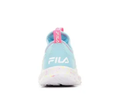 Girls' Fila Little Kid & Big Kid Landbuzzer Marble Running Shoes