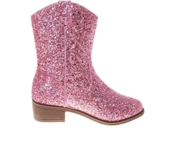 Girls' Kensie Girl Little & Big Kid Morgan Glitter Western Boots