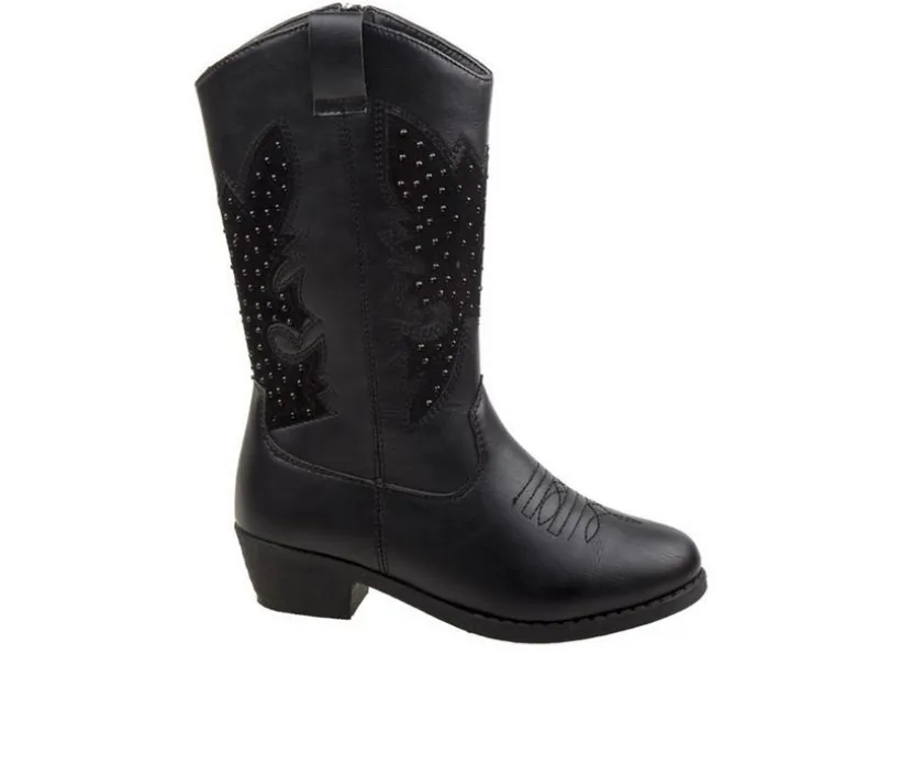 Girls' Kensie Girl Toddler Rhinestone Zip-Up Cowboy Boots