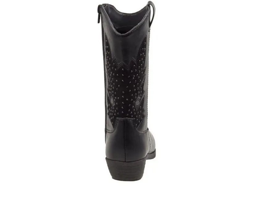 Girls' Kensie Girl Toddler Rhinestone Zip-Up Cowboy Boots