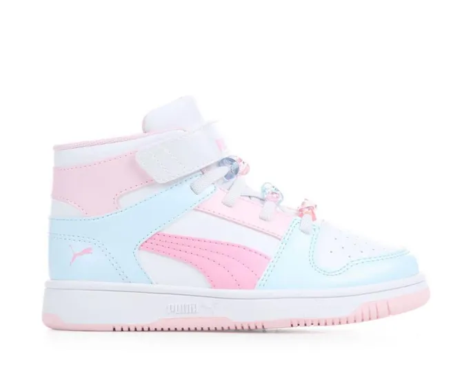 Girls' Puma Little Kid Rebound LayUp Beads Sneakers