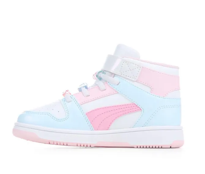 Girls' Puma Little Kid Rebound LayUp Beads Sneakers