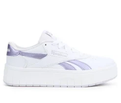 Girls' Reebok Big Kid Court Advance Surge Platform Sneakers