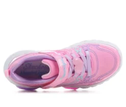 Girls' Skechers Little Kid & Big Kid Enchanted Heart Lights Sneaker