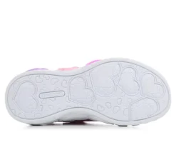 Girls' Skechers Little Kid & Big Kid Enchanted Heart Lights Sneaker