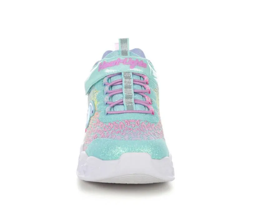 Girls' Skechers Little Kid & Big Kid Flutter Heart Lights Loves Light-Up Sneakers