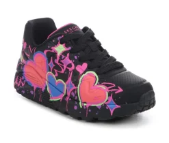 Girls' Skechers Street Little Kid & Big Kid Street Uno Lite Reignheart Sneakers