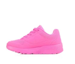 Girls' Skechers Street Little Kid & Big Kid Uno Lite Gold Crown Sneakers