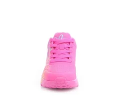 Girls' Skechers Street Little Kid & Big Kid Uno Lite Gold Crown Sneakers