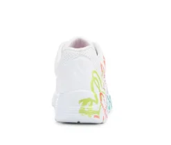 Girls' Skechers Street Little Kid & Big Kid Uno Lite Gold Crown Sneakers