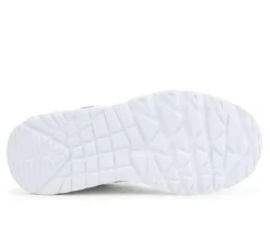 Girls' Skechers Street Little Kid & Big Kid Uno Lite Gold Crown Sneakers