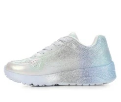 Girls' Skechers Street Little Kid & Big Kid Uno Lite Metallic Shimmers Sneakers