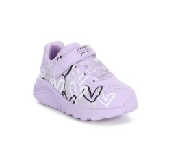 Girls' Skechers Street Toddler Uno Lite Heart Sneakers