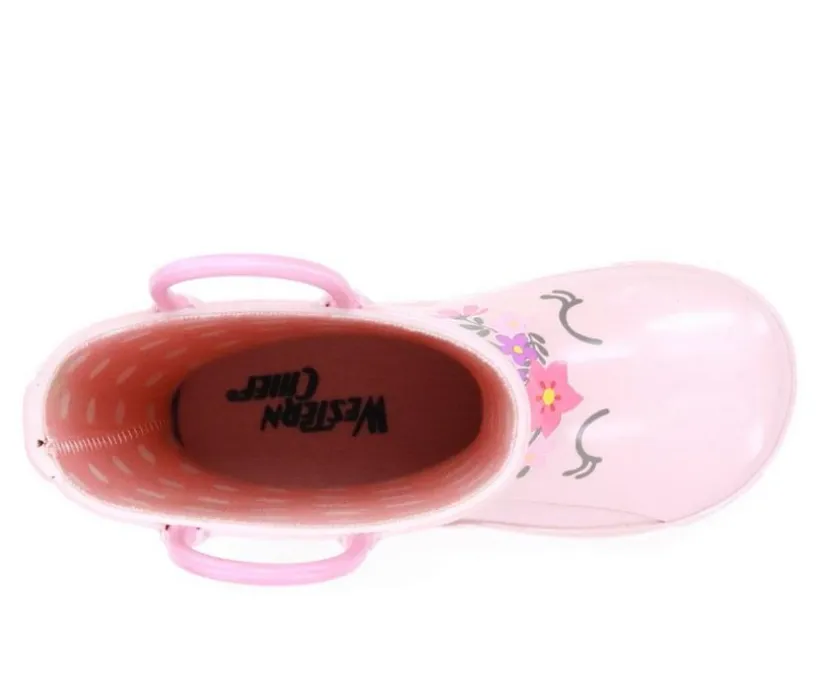 Girls' Western Chief Little Kid Unity Unicorn Rain Boots