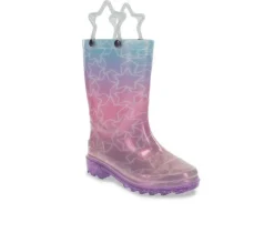 Girls' Western Chief Little Kid Glitter Star Lighted Rain Boots