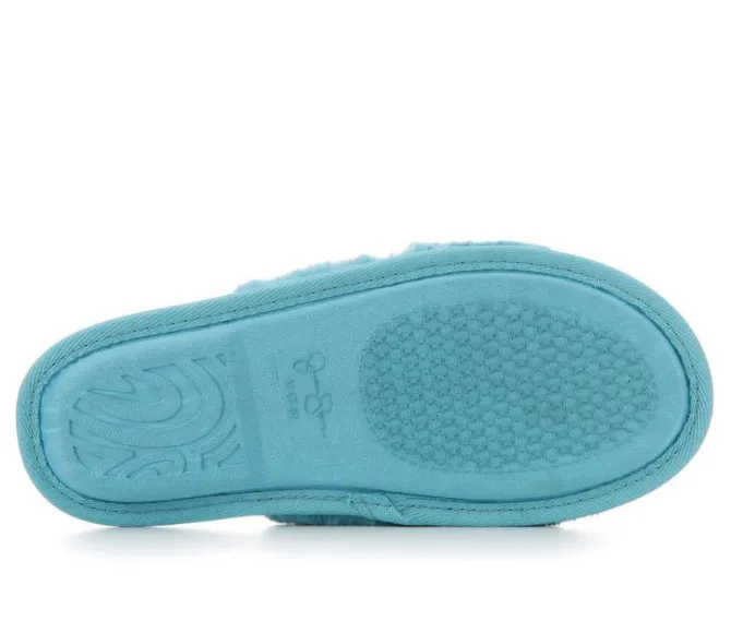Jessica Simpson Plush Cross Slide w/ Western Studding