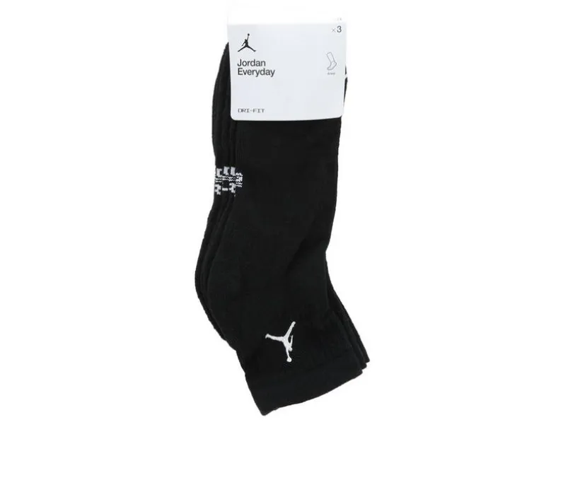 Jordan Everyday Cushioned Jumpman Quarter Socks (3-Pack)