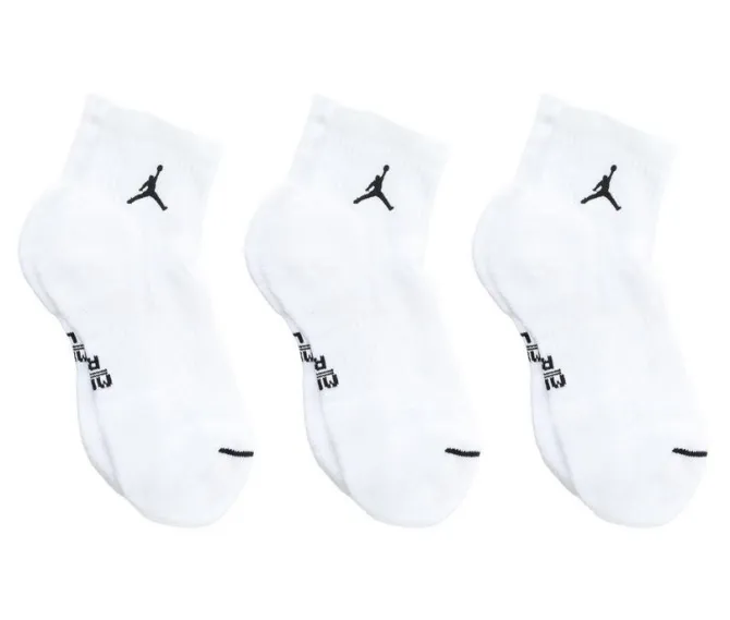 Jordan Everyday Cushioned Jumpman Quarter Socks (3-Pack)