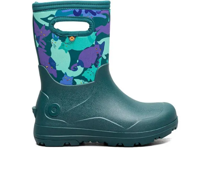 Kids' Bogs Footwear Little Kid & Big Kid York Seamless Catmo Rain Boots