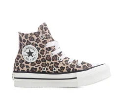 Kids' Converse Little Kid Chuck Taylor Lift Cheetah Sneakers