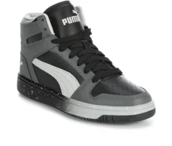 Kids' Puma Rebound Layup Speck Fade Junior Sneakers