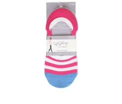 LEGALE 3PP STRIPED SNEAKER LINER Socks