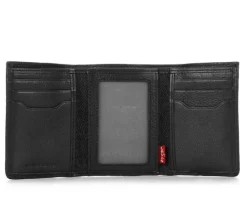 Levi's Accessories Leather Slim Trifold Wallet