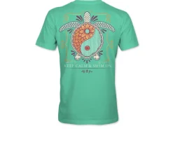 Lily Grace Yin Yang Turtle Short Sleeve Shirt