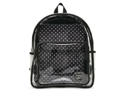 Madden Girl Clear Backpack with Laptop Case