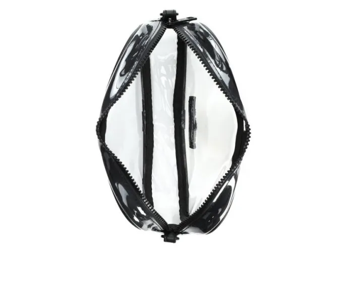 Madden Girl Clear Vinyl Camera Handbag