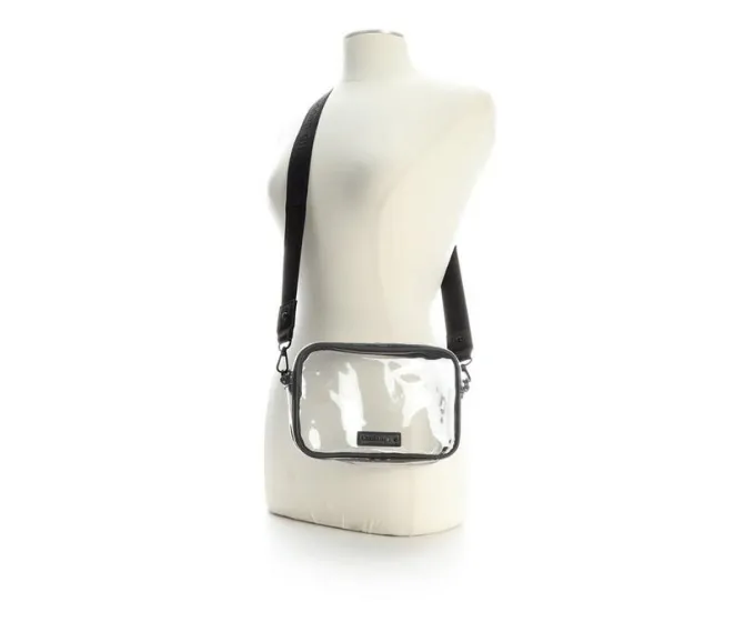 Madden Girl Clear Vinyl Camera Handbag