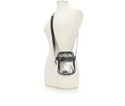 Madden Girl Clear Vinyl Dome Crossbody Handbag