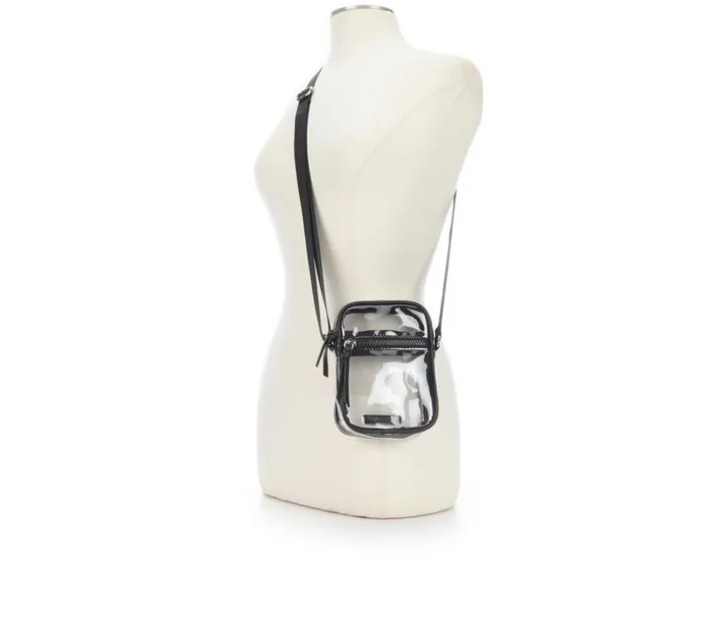 Madden Girl Clear Vinyl Dome Crossbody Handbag