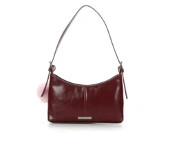 Madden Girl Crinkle PU Shoulder Bag With Charms Handbag