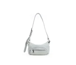 Madden Girl Denim Mini Hobo Handbag