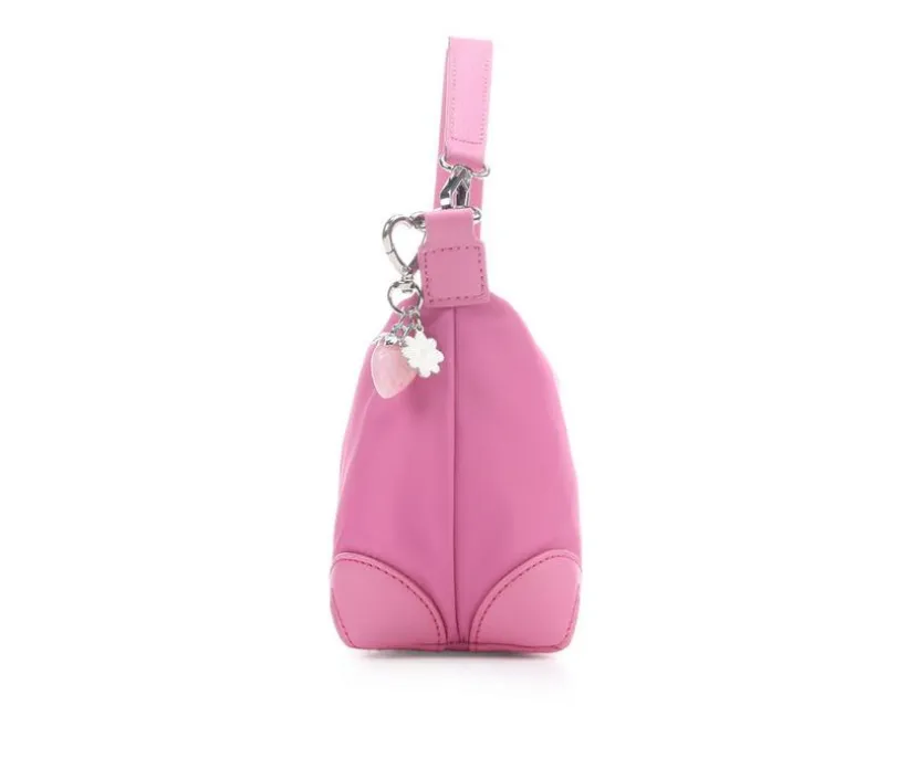 Madden Girl Nylon Shoulder with Charms Handbag