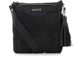 Madden Girl Nylon Tassel Crossbody Handbag