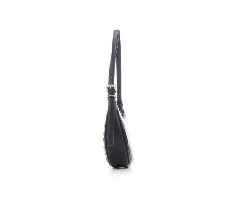 Madden Girl PU Hardware Crescent Handbag