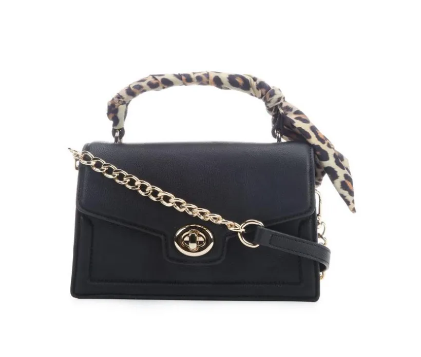 Madden Girl PU Top Handle With Scarf Handbag