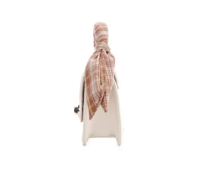 Madden Girl PU Top Handle With Scarf Handbag