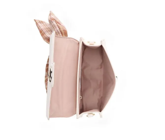 Madden Girl PU Top Handle With Scarf Handbag