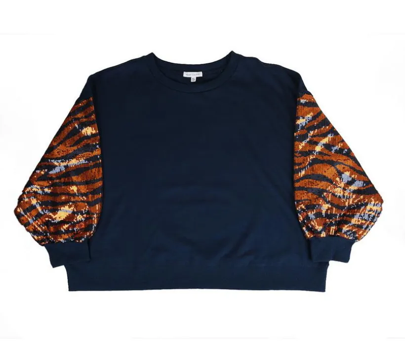 MARY SQUARE Tiger Stripe Millie Sweatshirts