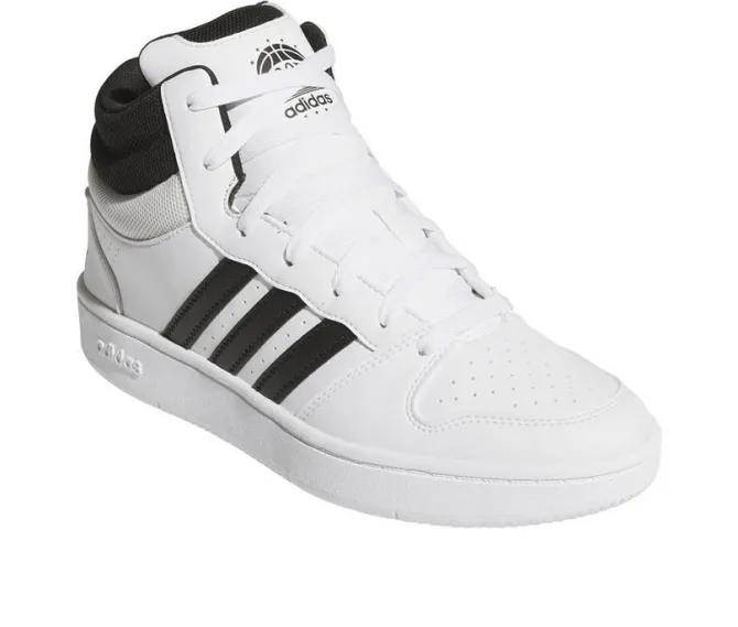 Men's Adidas Hoops Classic Basketball Mid Cut Shoes Sneakers