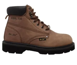 Men's AdTec 6" Full Grain Leather Steel Toe Work Boots