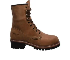 Men's AdTec 9" Waterproof Logger Work Boots
