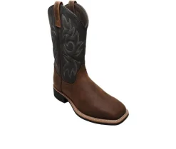 Men's AdTec 12" Work Western Square Toe Cowboy Boots