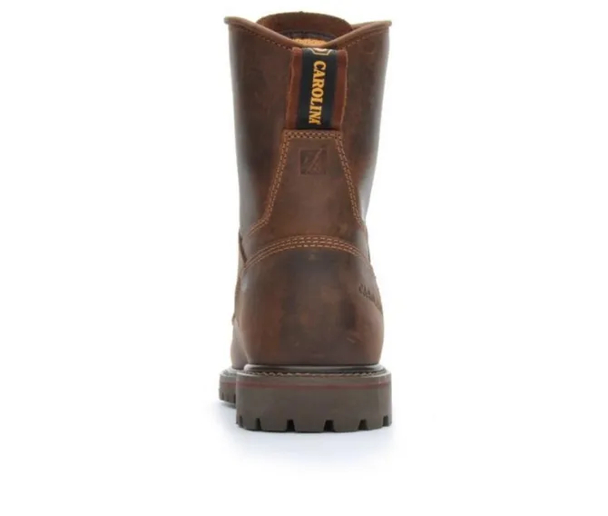 Men's Carolina Boots CA8528 8 In Composite Toe Waterproof Work Boots