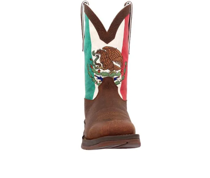 Men's Durango Rebel Mexico Flag Western Boot